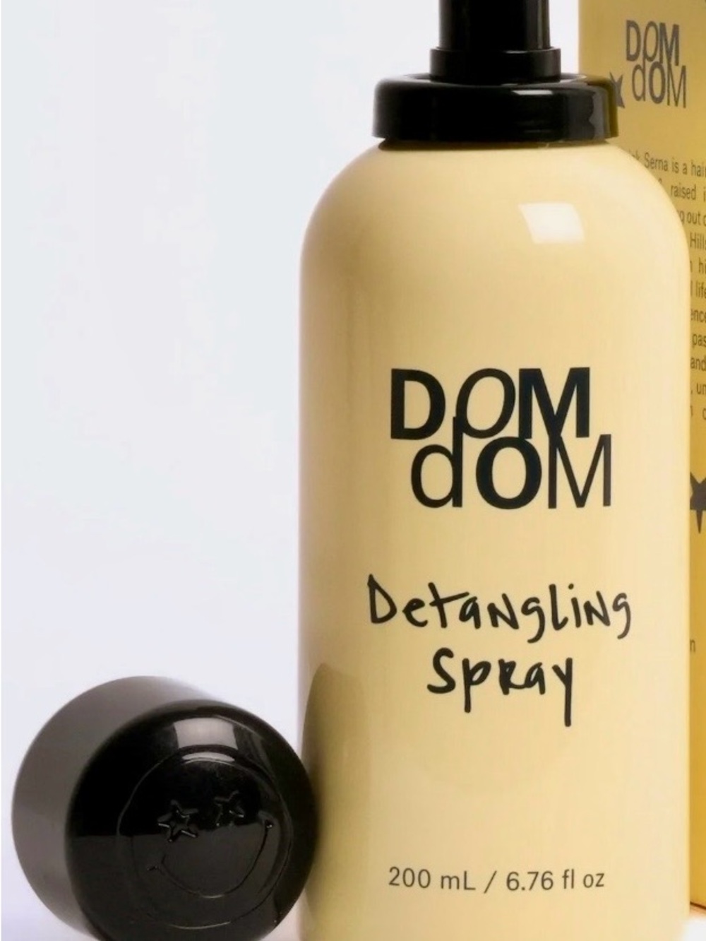 DOM DOM Detangling Spray — Cream Bottle with Black Cap